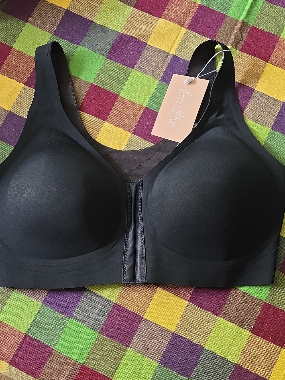lululemon athletica Black Front-Closure Wireless Molded Bra